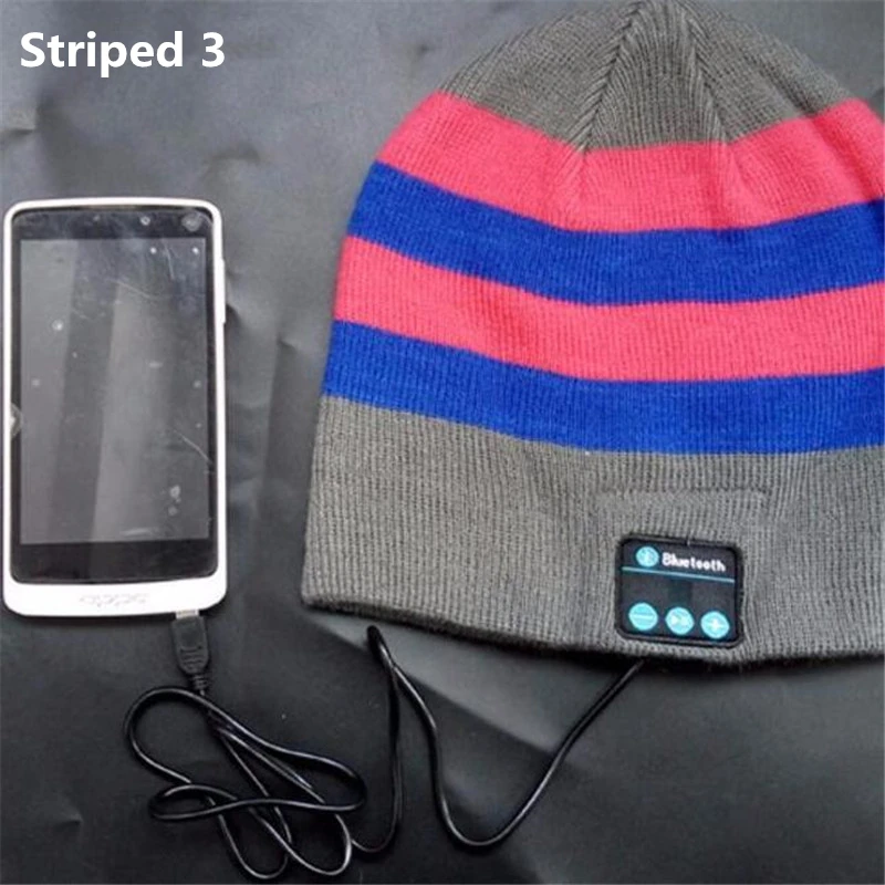 10 шт.! Bluetooth V4.2 Beanie вязаная зимняя шапка для наушников Hands-free Mp3 Спикер микрофон волшебная музыка умная шапка для мальчиков и девочек, мужчин и женщин