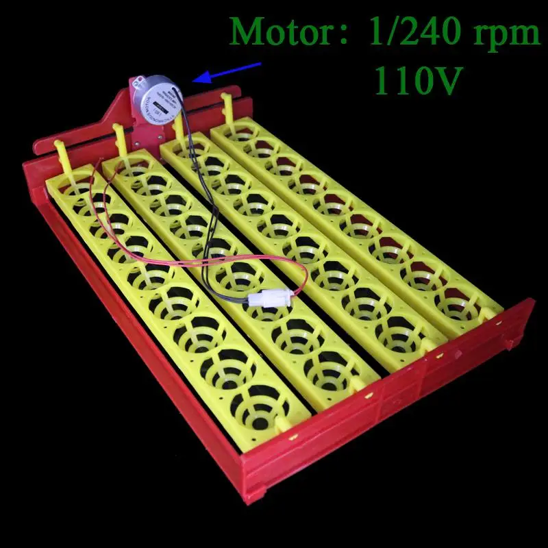 36 яиц автоматический инкубатор поворот яиц лоток курицы фазана лоток Diy инкубатор экспериментальное обучающее оборудование - Цвет: 1I240rpm 110V