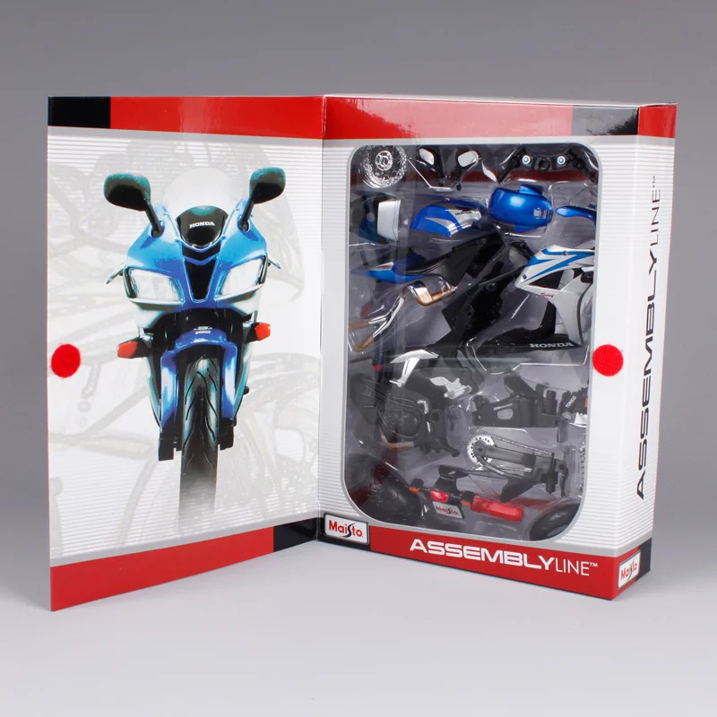 Maisto 1:12 Honda CBR 600RR Сборка DIY мотоцикл велосипед модель для детей Игрушки Подарки