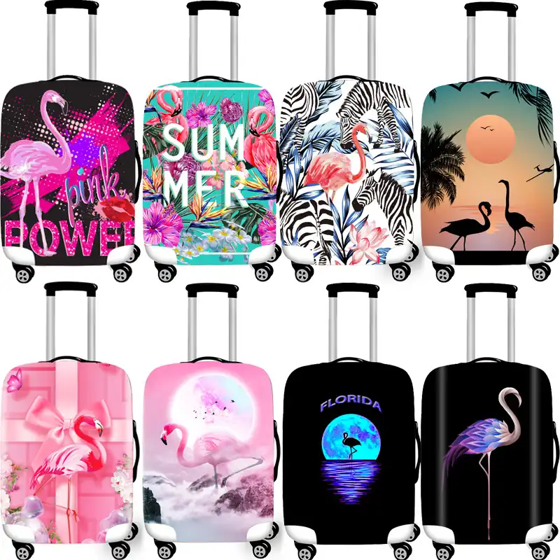 5 cities flamingo suitcase