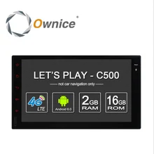 Ownice C500 Android 6.0 2G RAM 1024*600 Support 4G SIM LTE Network radio 2din Universal car dvd player For Nissan GPS Navigation