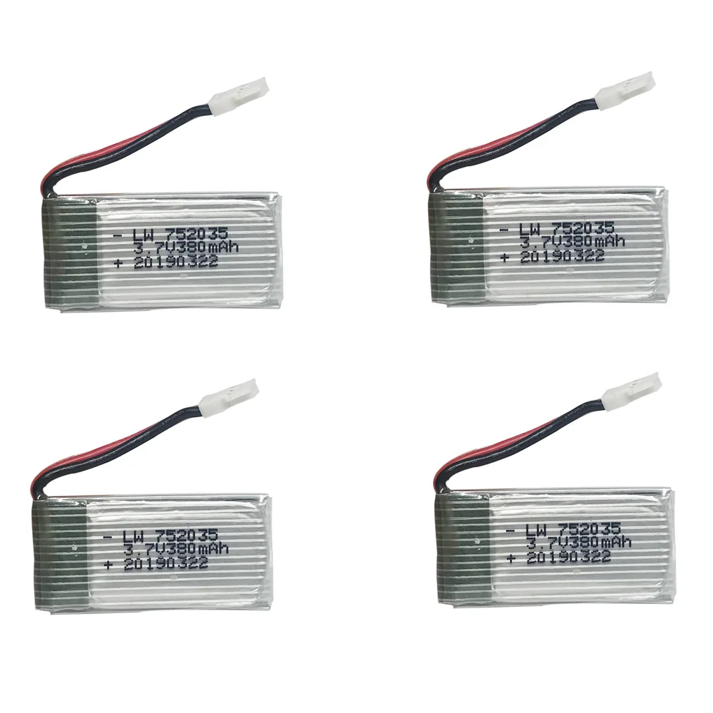 Аккумулятор Lipo для Hubsan X4 H107 H107L H107D JD385 JD388 3 7 в 380 мА · ч радиоуправляемых вертолетов