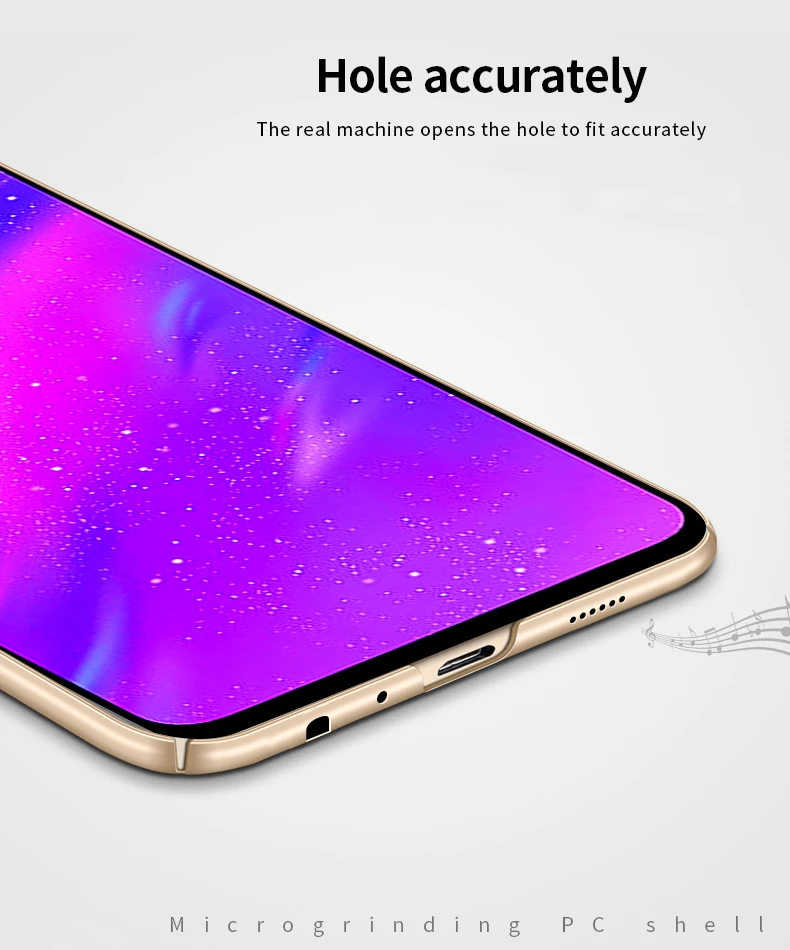 Чехол для OPPO Realme 3 Pro Ультратонкий Жесткий чехол накладка из поликарбоната