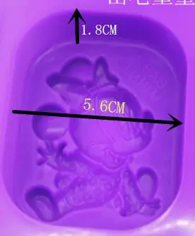 

Cartoon soap cake decoration mold silicone mold
