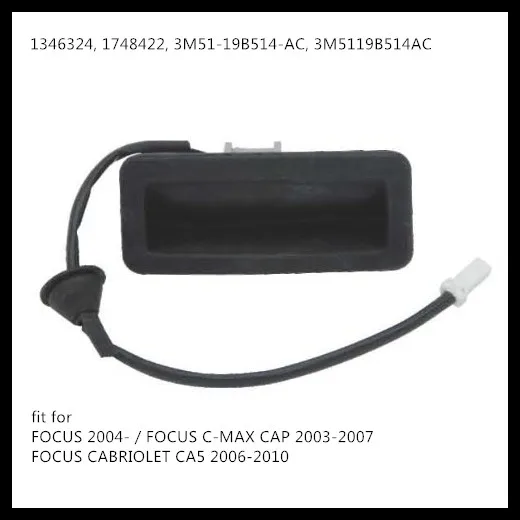 

free shipping for FORD CMAX TAILGATE BOOT RELEASE SWITCH CONTACT HANDLE LATCH 1346324 C-MAX 3M51-19B514-AC, 3M5119B514AC