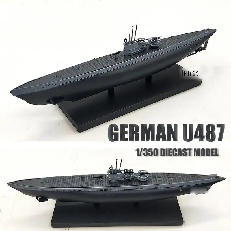 

WWII GERMAN U487 1/350 diecast model ship submarine U-boat