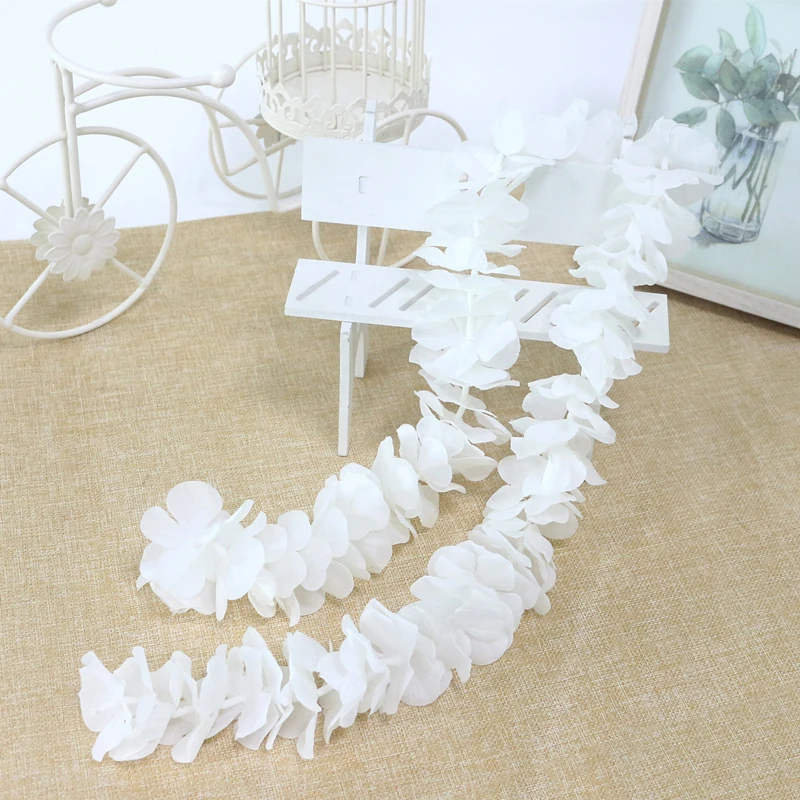 Jarown artificial casamento hortênsia flor videira simulação