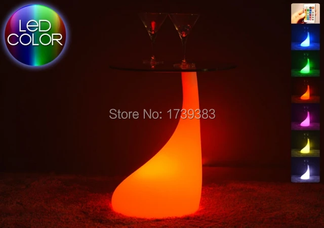 table-lumineuse-orange-melt
