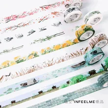 1.5-3cm*5-7m Classical style washi tape DIY decoration scrapbooking planner masking tape adhesive tape label sticker stationery