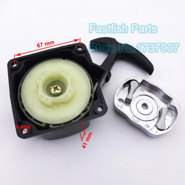 

Pull Starter Claw Pawl 40-5 Easy Recoil For 36cc 43cc 49cc Mini Moto Chainsaw Brush Cutter Gas Goped Scooter Pull Start Part