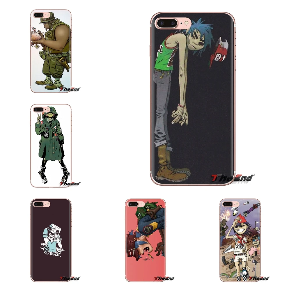 cartoon Demon Days gorillaz boat Silicone Shell Covers For Samsung Galaxy J1 J2 J3 J4 J5 J6 J7 J8 Plus 2018 Prime 2015 2016 2017 |