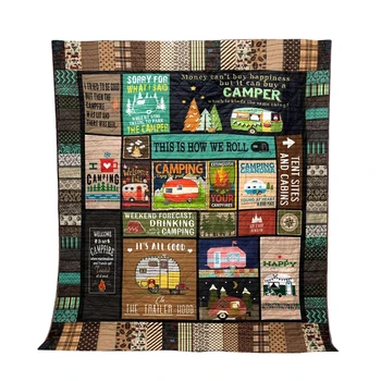 

Hot Sales 1PCS High Quality Camping Blanket Quilt Best Decorative Quilts Unique