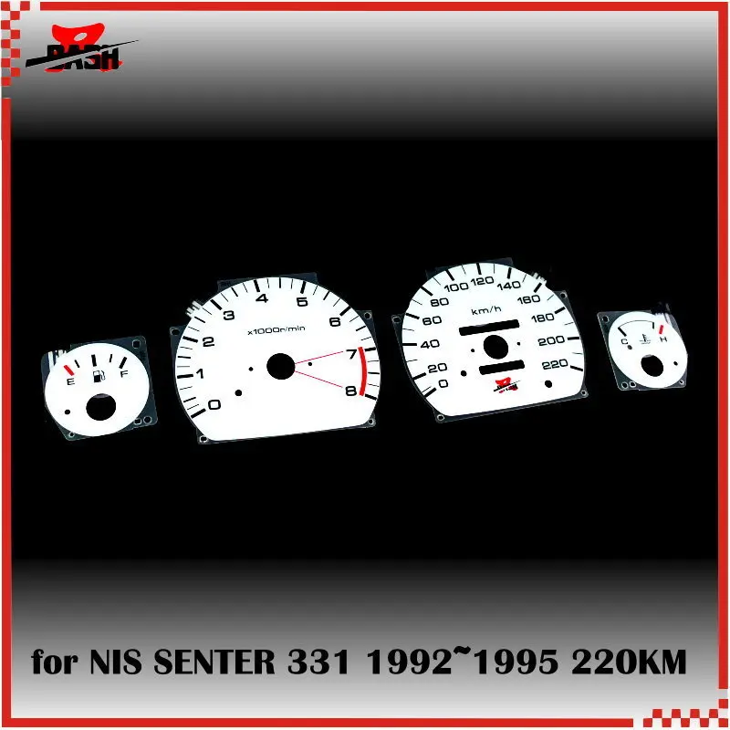 

DASH EL Glow Gauge for Sentra 331 1.6L 1992 1995 Full Glow Blue Green interchange 220KM 8000 rpm type B