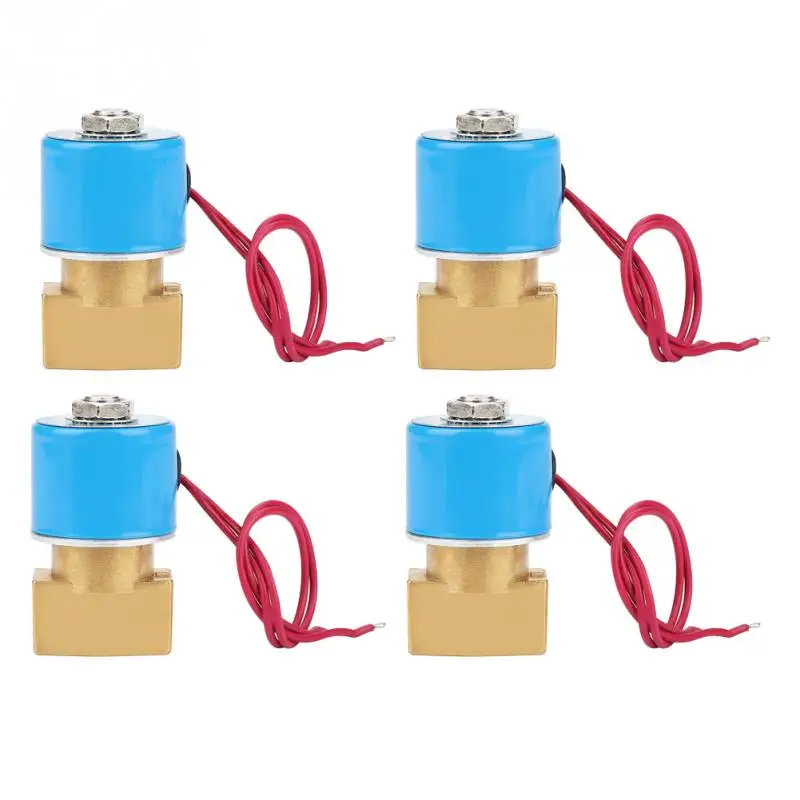 1 PC 2 Way Valve G1/4" High Pressure Valve Direct Action Brass N/C KSD Solenoid