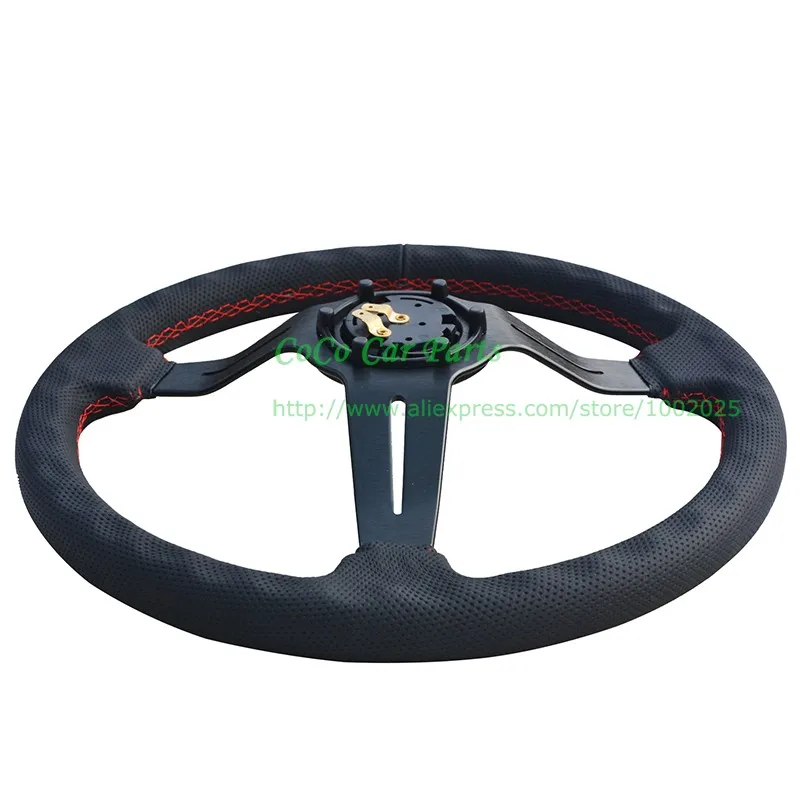 ND real leather car steering wheel  (3)