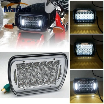 

1pcs 5''x7'' 7''x'6'' Projector Led Headlights with DRL for Jeep-Wrangler YJ Cherokee XJ H6054 H5054 H6054LL 69822 6052 6053