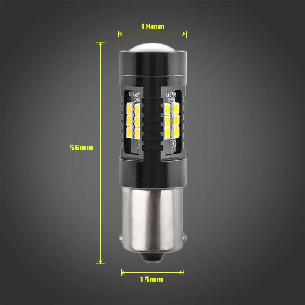 Автомобильные фары 1156 P21W LED BA15S P21/5W BAU15S 1157 BAY15D светодиодные лампы сигнальные