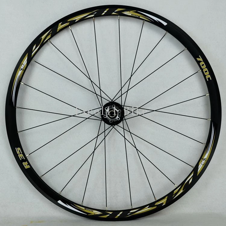 Flash Deal 700CC Wheels disc brake road wheels road bicycle road bike V/C brake 30MM alloy rim 29inch Cross-country road bike. light wheel 16