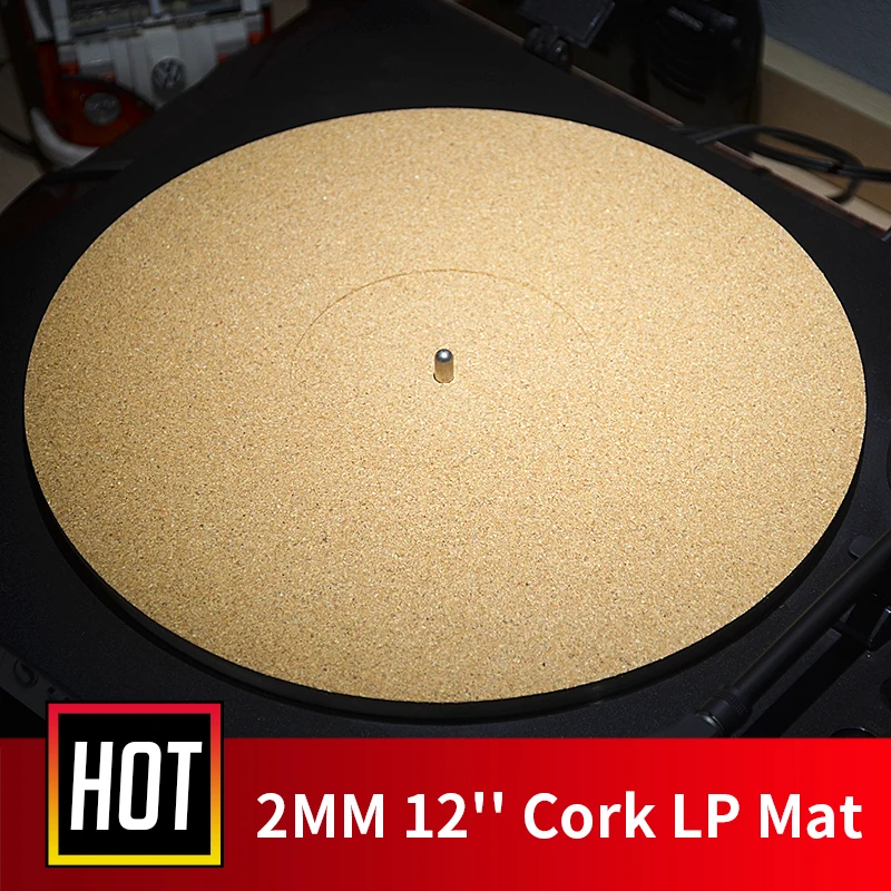 Buy 2MM Cork LP Slip Mat Anti Static Slipmat for 12