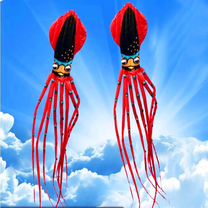 10m New POWER ALL YELLOW 3D parafoil Octopus kite Factory Outlet softwarekite 