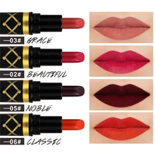 Брендовое увлажняющее средство для макияжа водонепроницаемый макияж матовые наборы помад 6 шт./лот сексуальные длительные бархатные помады наборы губ