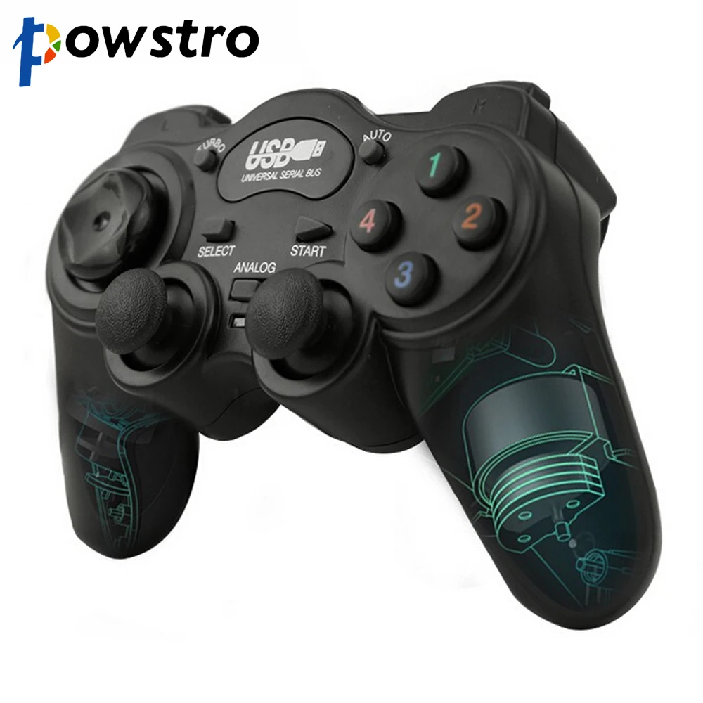 Проводной геймпад джойстик usb 2 0 Shock Джойстики игровой контроллер для ПК ноутбука
