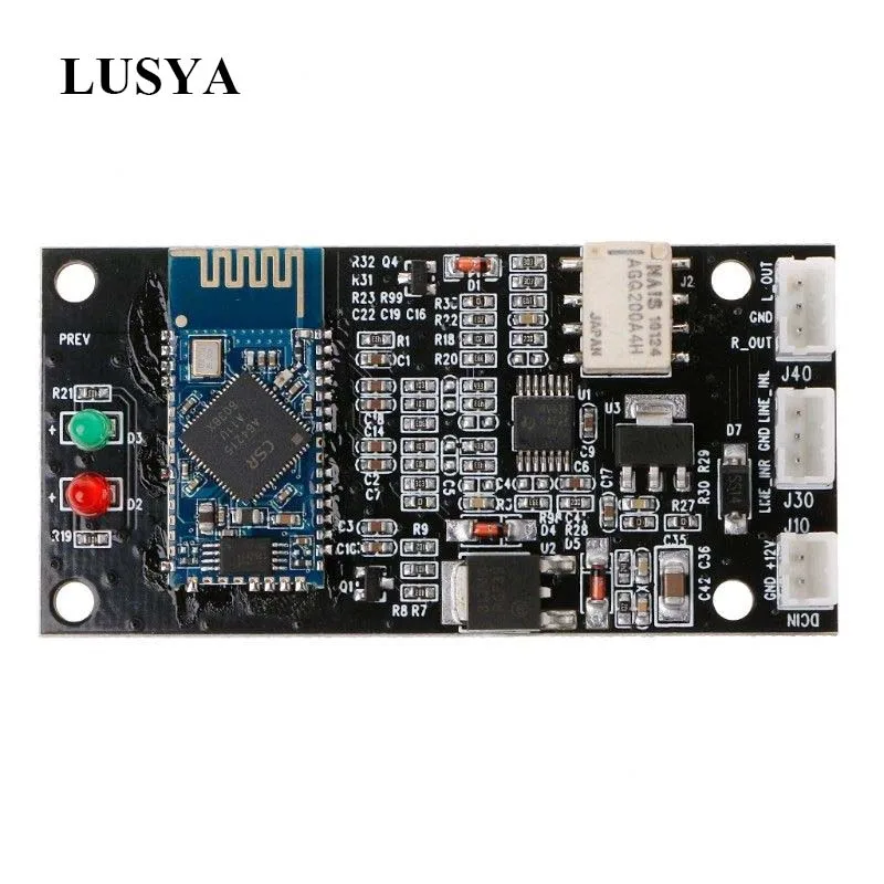 Lusya CSR64215 APT-X беспроводной Bluetooth 4,2 аудио стерео приемник 6-36 в A7-007