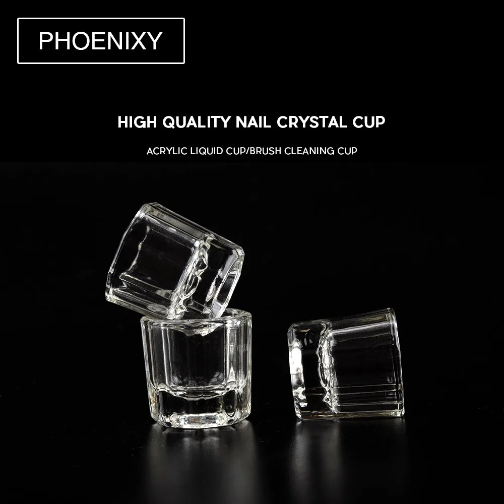 Nail Crystal Cup Acrylic Glass Acrylic Nail Art Cup Crystal Jar for Crystal glass Acrylic Liquid & Acrylic Powder Nail Art Tools Nail Crystal Cup Acrylic Glass Acrylic Nail Art Cup Crystal Jar for Crystal glass Acrylic Liquid & Acrylic Powder Nail Art Tools