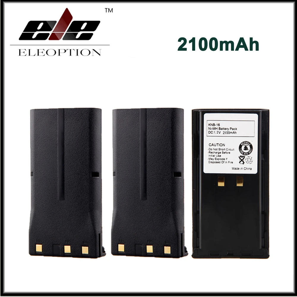 2x 1200mAh KNB-16A KNB-17A Battery ft KENWOOD TK-290 TK-390 TK-190 TK-5400 Radio