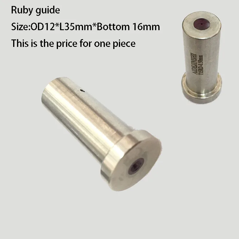 

Ceramic Ruby Electrode Pipe Guide 12*35*16mm for WEDM Drilling Machine