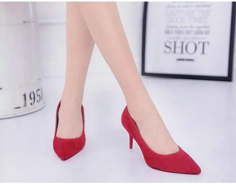 Women's Pumps Shoes High Heel Office Lady Pointed Toe Extreme High Heels Big Size 10 Slip-on White Womens Shoes Heels And Wedges (14)