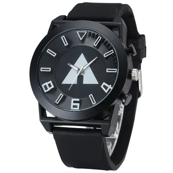 

WEESKY Brand Men Sport Watch Men Silicone Band Black Creative 3D Dial Watches Analog Quartz Clock