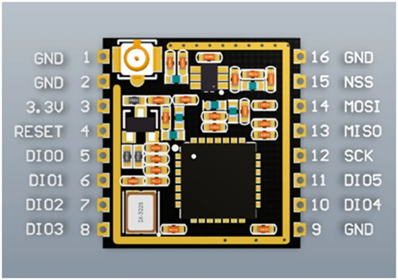  LoRa SX1278 433M Wireless Module Ra-01 (10)