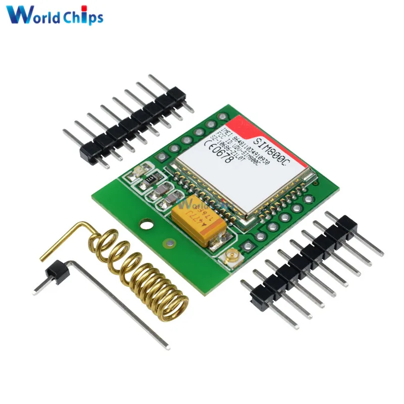 Маленький размер SIM800C GSM GPRS модуль заменить SIM800L SIM900A STM32 микроконтроллер 51 оснащен