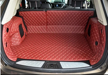 

Best quality! Full set trunk mats for Buick Envision 2017-2014 durable cargo liner boot carpets for Envision 2015,Free shipping