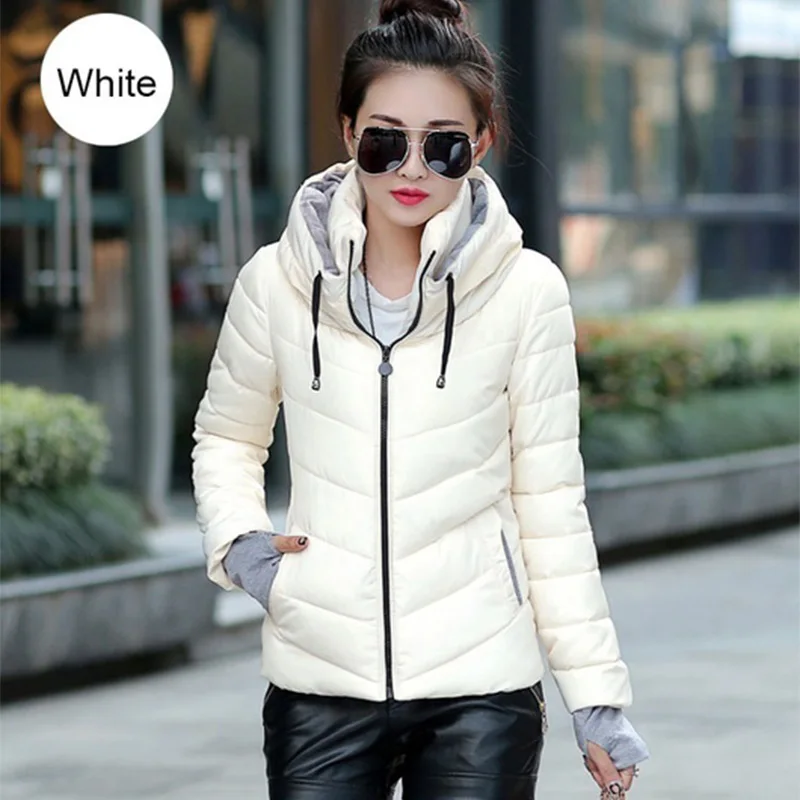 ZOGAA 2019 New Parkas Basic Jackets Female Women Winter Plus size Hooded Coats Cotton Winter Jackets Womens Outwear Coat
