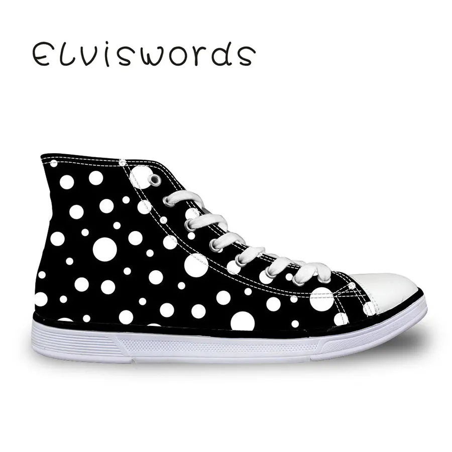 

Women's High-top Vulcanized Shoes Canvas Shoes Fashion Printed Cute Lace-up Flat Casual Shoes Wear Resistant Sneakers