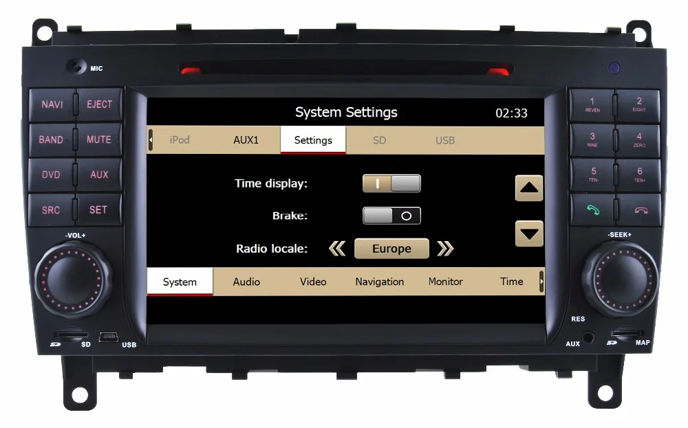 Flash Deal 7 Inch Car DVD GPS Player Android 9.0 For Mercedes Benz W209 CLK CLS W219 Radio Bluetooth RDS Free Map Camera Input Wifi Navi 3