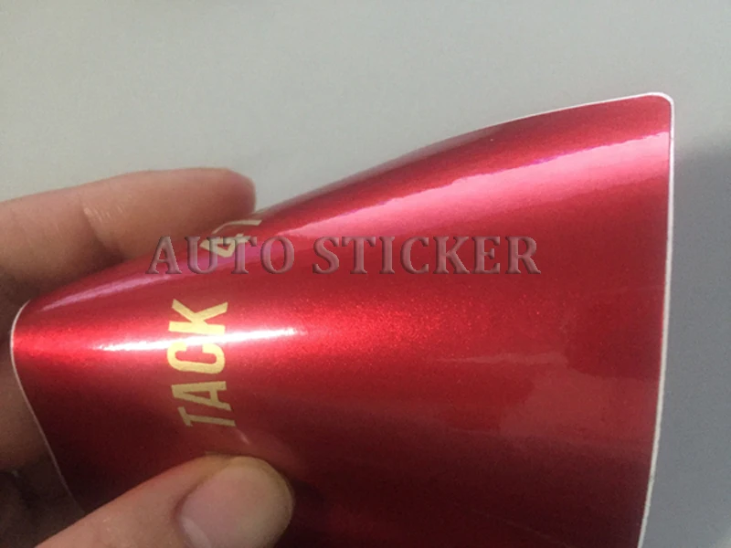 red glossy metallic car wraps 1-2