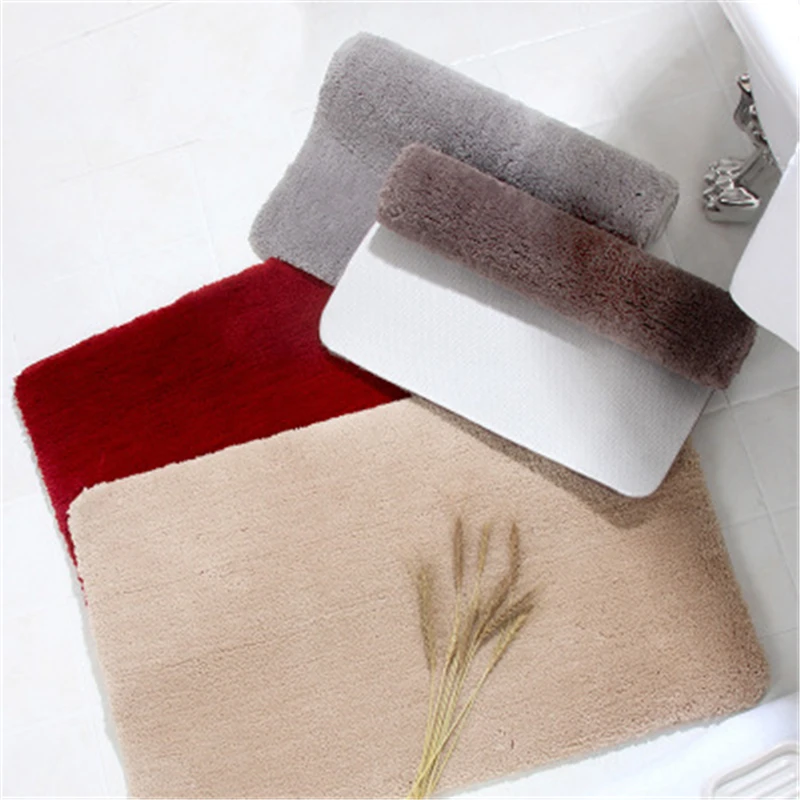 LCTMMYGS Modern plain simple non slip door mat entrance door mat kitchen and bathroom non slip