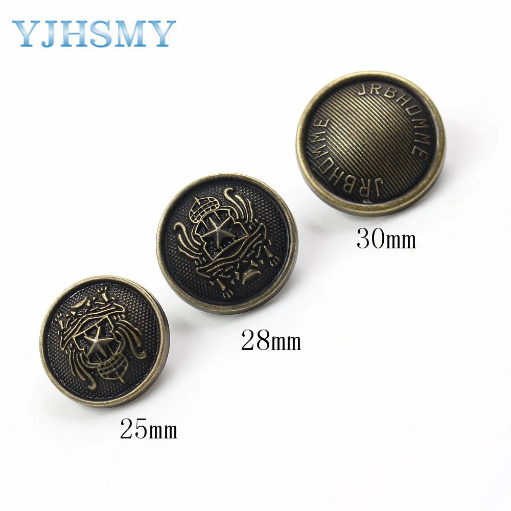 

YJHSMY 179261 , fashion Retro Metal buttons , DIY handmade clothing accessories, coat clothes Sewing shank buttons , 10pcs/lot