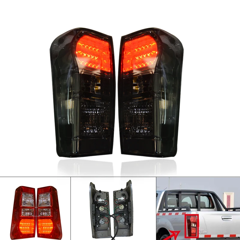 Kopen LED ACHTERLICHTEN ACHTERLICHT BRAKE SIGNAL LIGHTS FIT VOOR ISUZU D MAX DMAX 2012 2017 PICKUP AUTO ONDERDELEN ACCESSOIRES IN GRATIS ZENDING