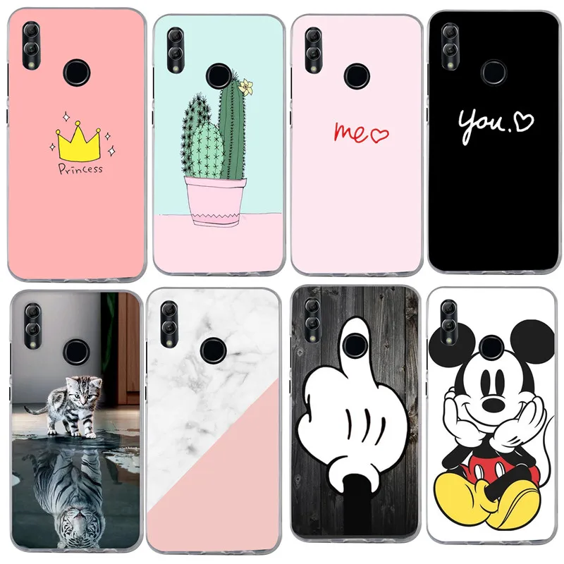 

For Huawei P Smart 2019 Cases Silicone Back Cover For Funda Huawei P20 Mate 10 20 Lite Pro Case Cover POT-LX1 POT-LX3 Phone Case