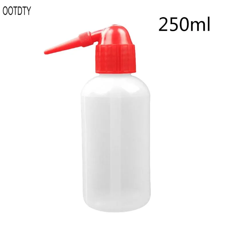 

250ML Plastic Squeeze Type Watering Bottle Succulent Plant Flower Water Can With Long Curved Nozzle Beak Dropper