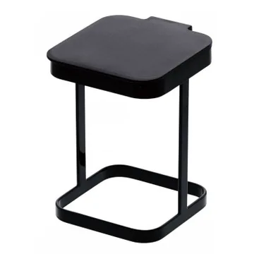 

Creative Simple Style Iron Desktop Trash Can Household Kitchen Flip Cover Simple Design Basket Garbage bag Rack Holder Bin LY81