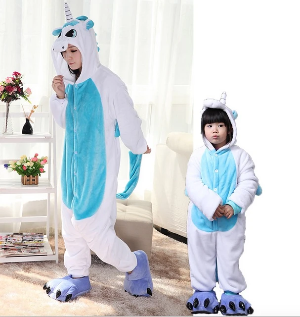 Pigiama Unicorno Bambina Inverno Travestimenti Divertenti Costume