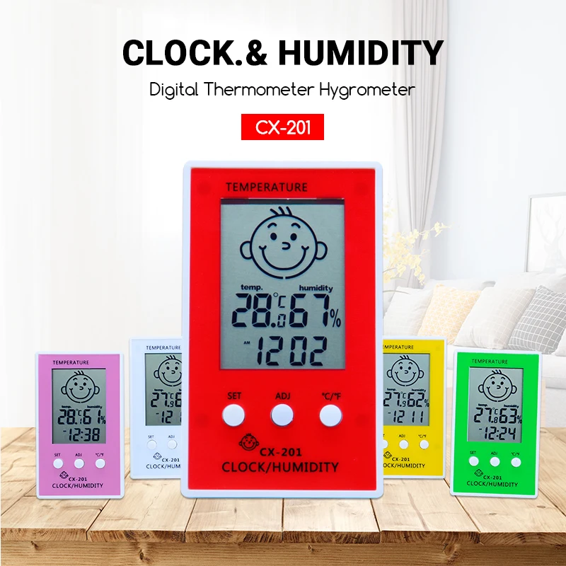 

Digital Thermometer Hygrometer Indoor/Outdoor Temperature Humidity meter Weather Station