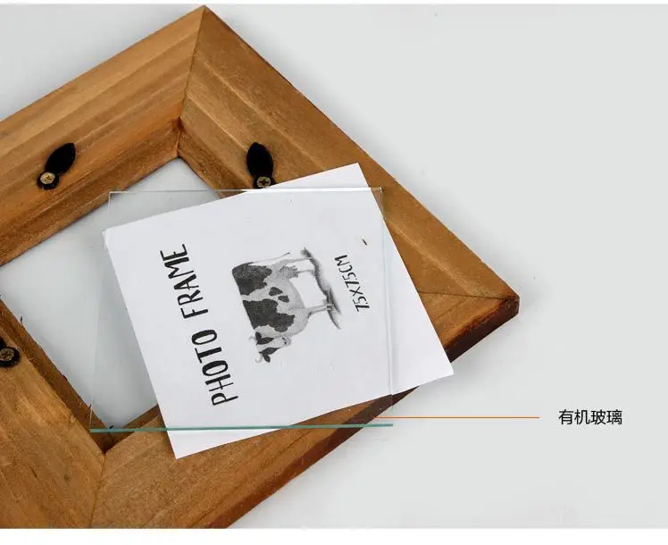Ручная работа старая деревянная фоторамка стойка сообщения деревянная оригинальная деревянная рамка фото рамка zakka