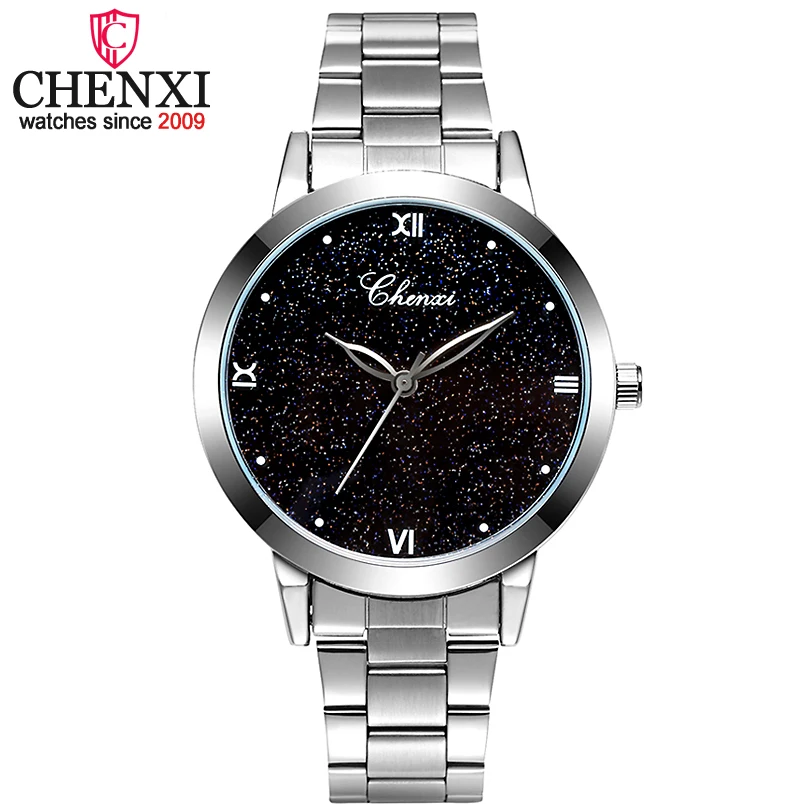 

CHENXI Creative FashionWatch Women Luxury Stainless Steel Quartz Watch Lady Fashion Style Women Quartz-Wristwatches Clocks xfcs
