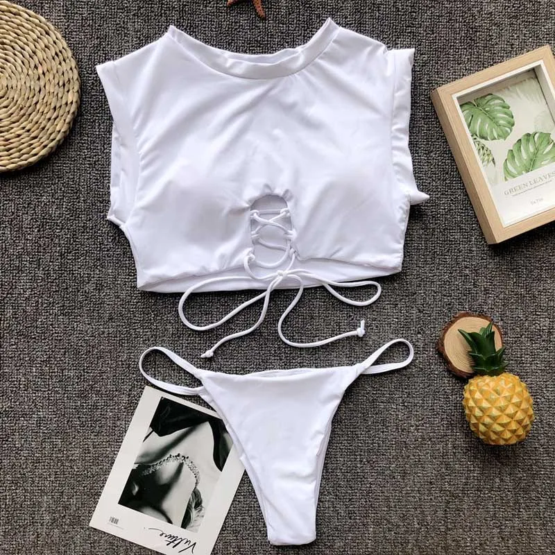 

Separate Swimsuit Swimming Suit For Women Sexy Micro Thong Bikini Set Two Piece Swimsuits Bikinis 2019 Swimwear Bathing Suit